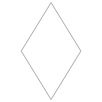 non-standard diamond outline 001